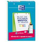 Blok bristolkaarten Oxford 148 x 210, 30 geperforeerde kaarten Q5/5 - Oxford